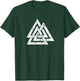 Valknut, Odin, Viking Symbol, Pagan Nordic Germanic T-Shirt - T-Shirt | Forest