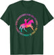 A Girl Who Can Handle A Horse And A Bow - Mounted Archery T-Shirt - T-Shirt | Forest