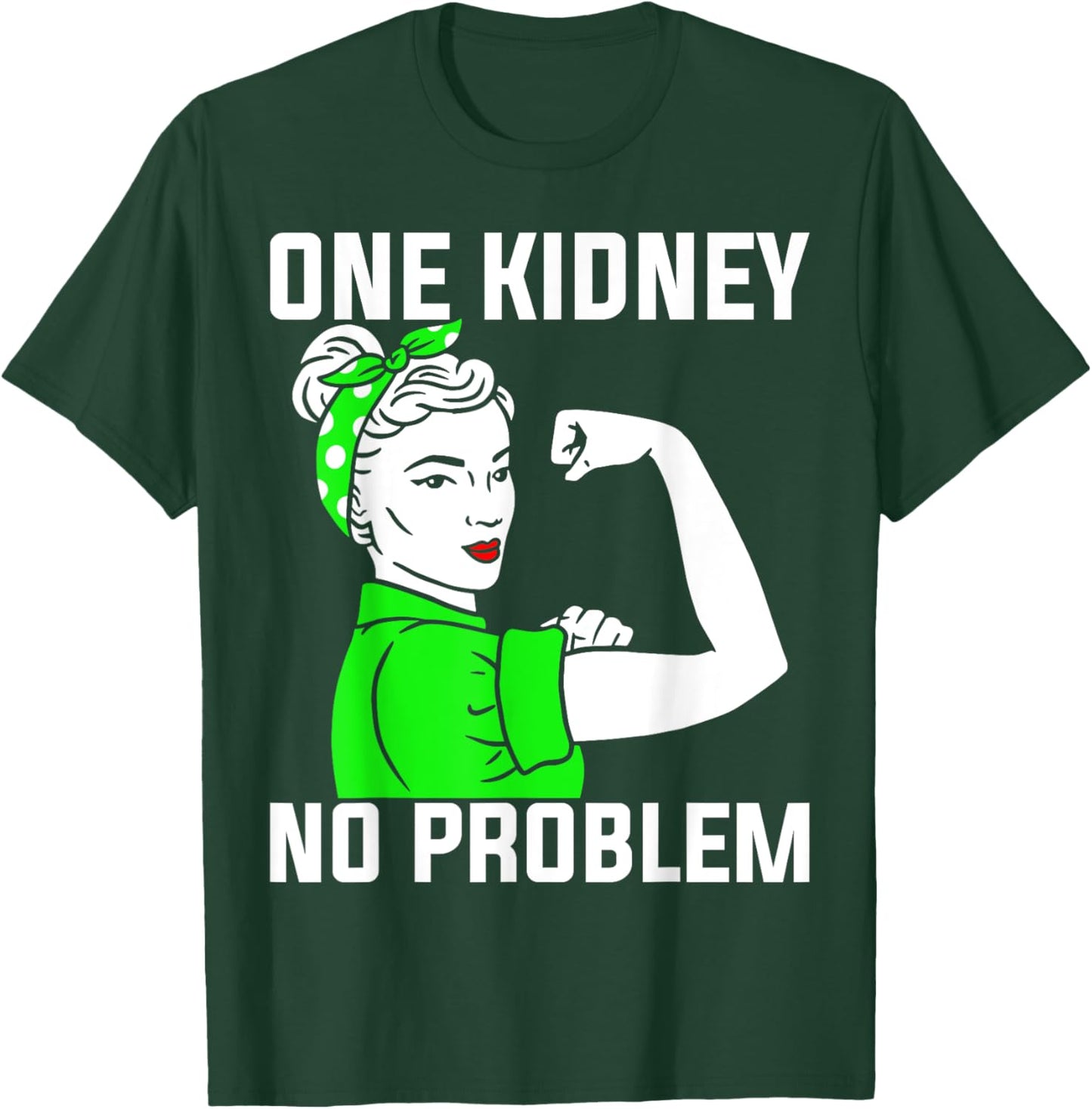 Kidney Warrior Kidney transplant T-Shirt - T-Shirt | Forest