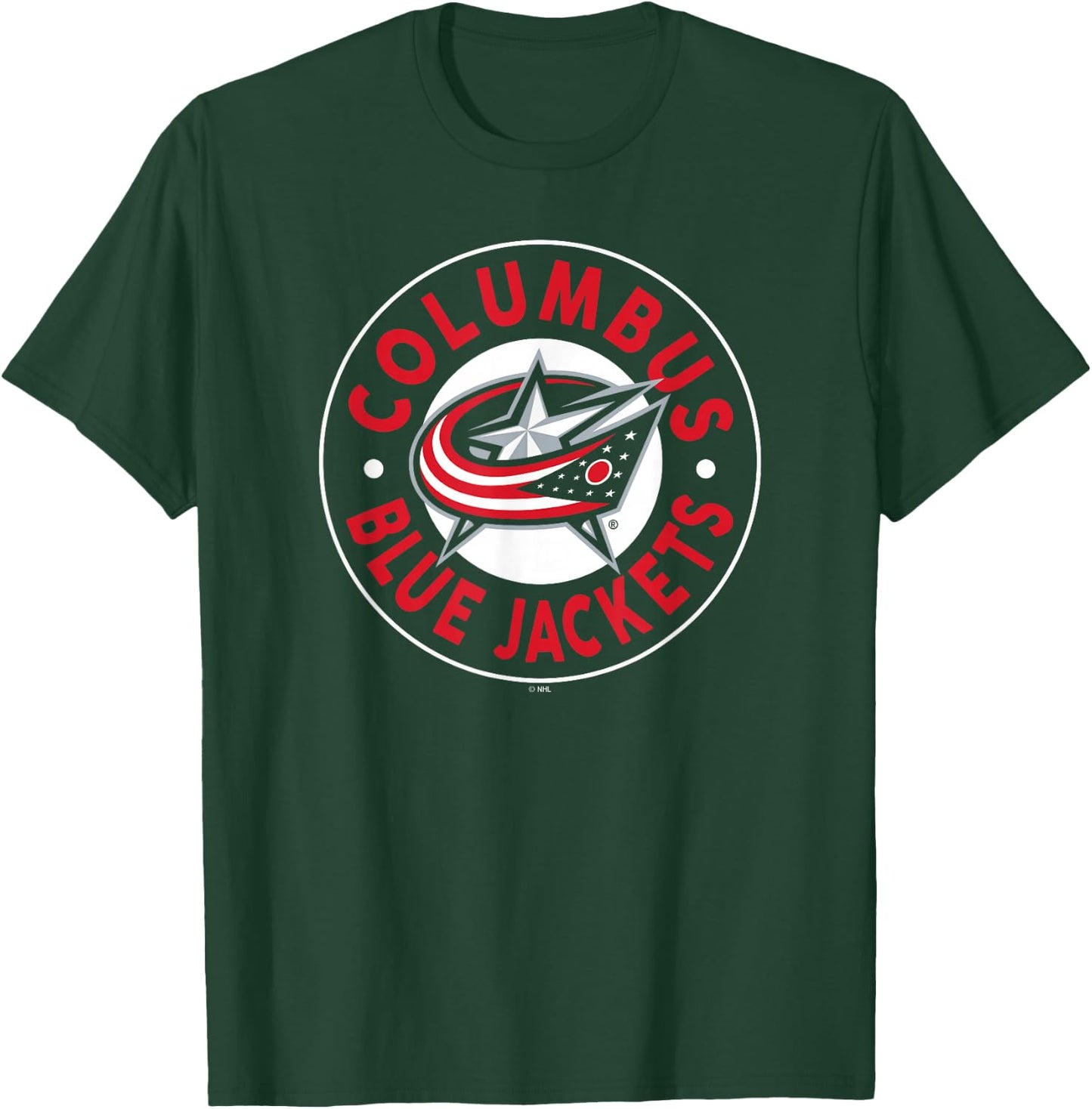 Columbus Blue Jackets Symbol Navy Officially Licensed T-Shirt - T-Shirt | Forest