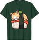Cute Sushi Kawaii Cat Anime Neko Japanese for Girls Boys T-Shirt - T-Shirt | Forest