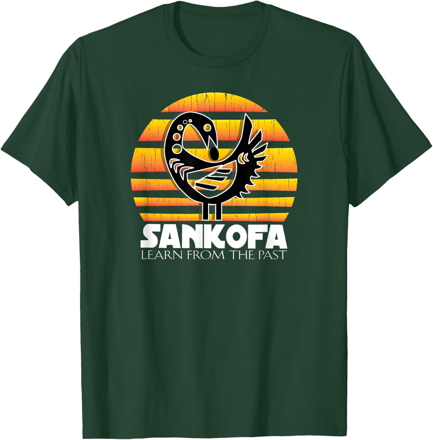Sankofa - Learn From The Past African Gift T-Shirt - T-Shirt | Forest