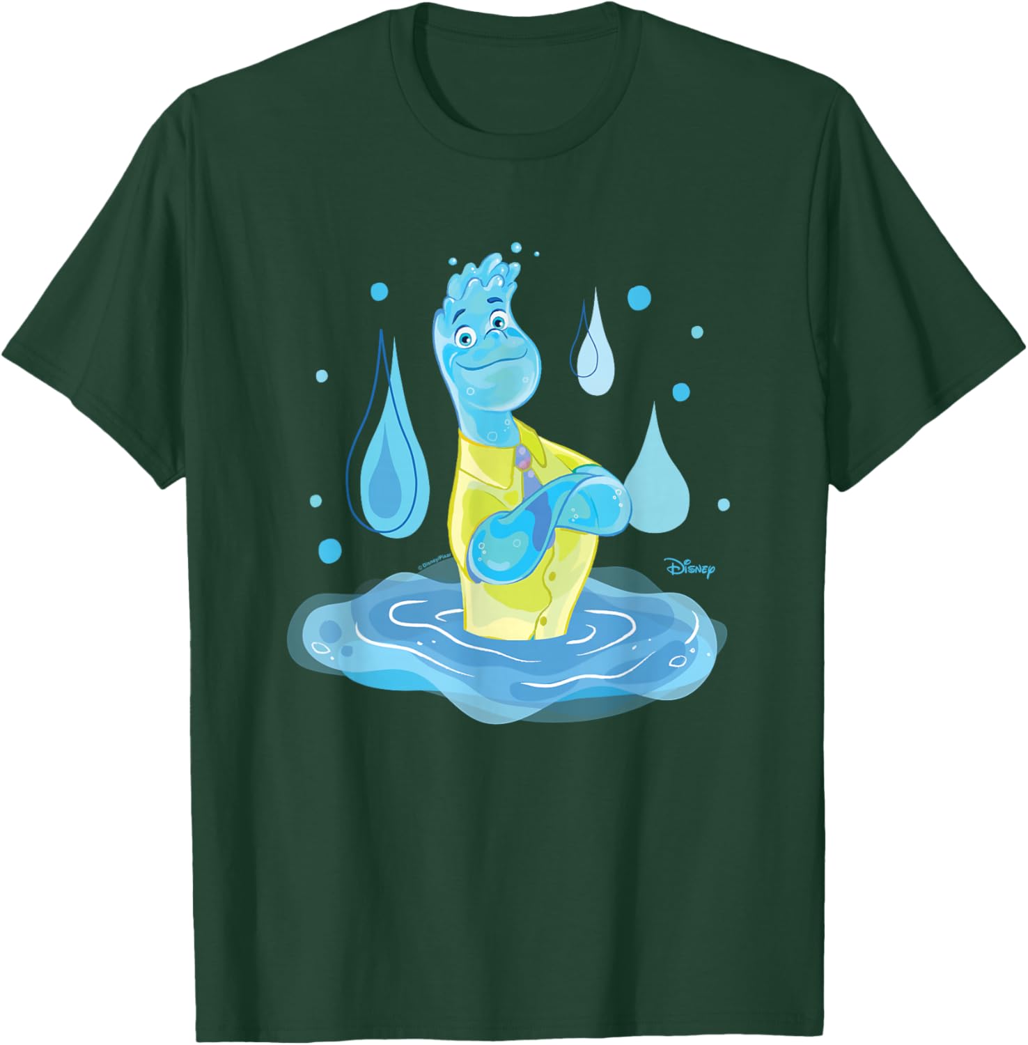 Elemental - Wade Ripple T-Shirt - T-Shirt | Forest