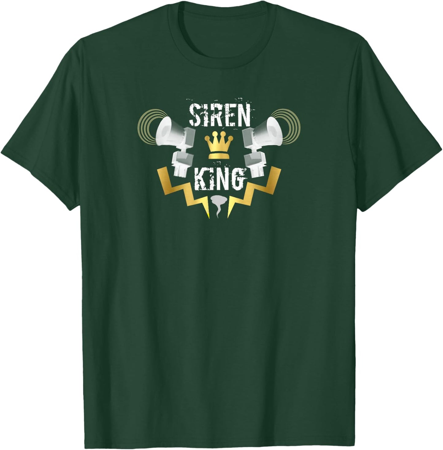 Tornado Siren King T-Shirt - T-Shirt | Forest