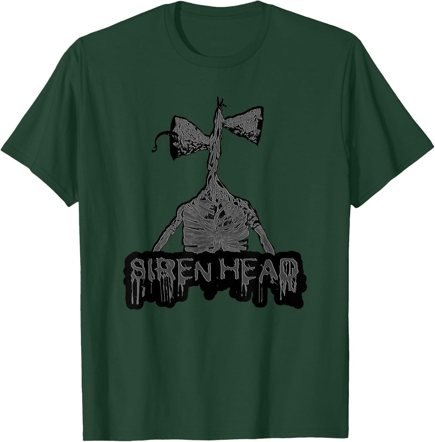 Sirenhead Siren Head Creepy Horror trick or treat T-Shirt - T-Shirt | Forest