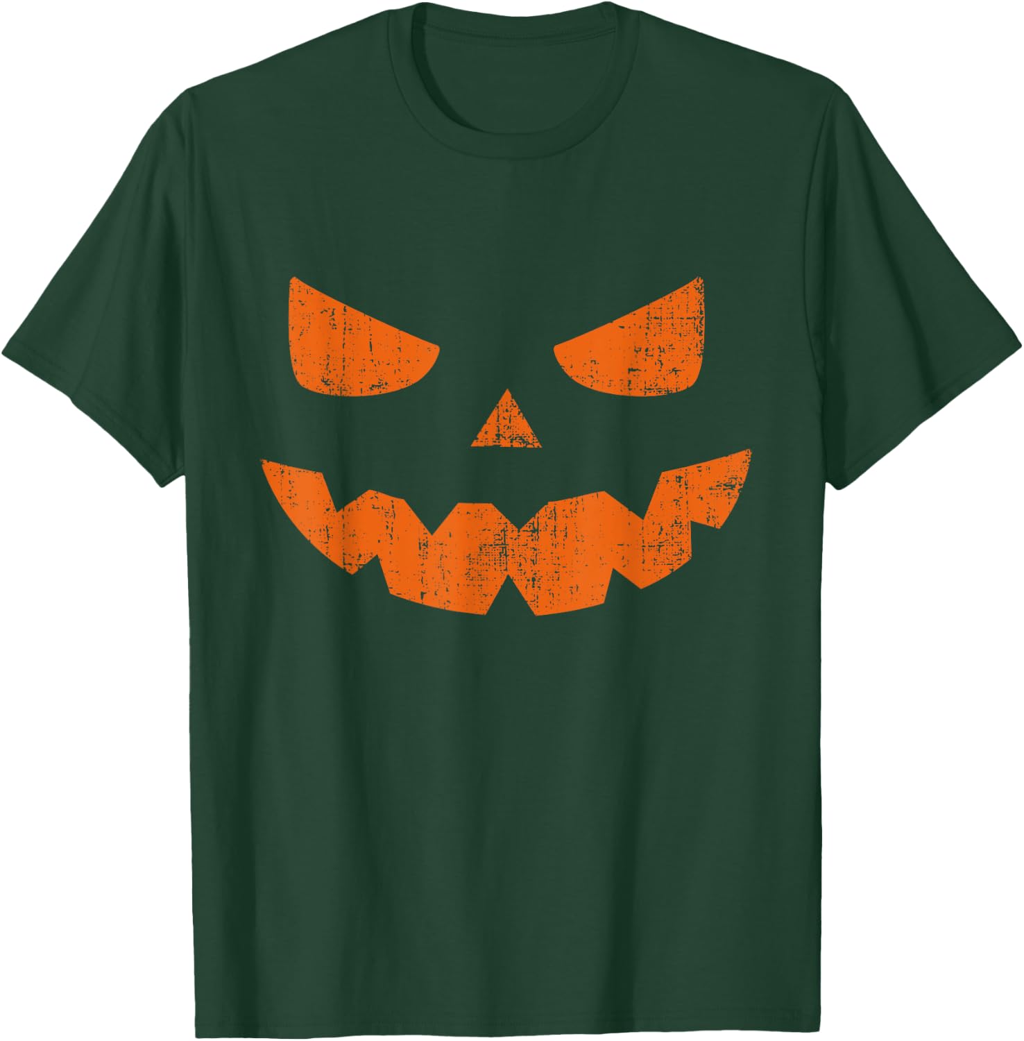 Spooky Jack o Lantern halloween pumpkin face T-Shirt - T-Shirt | Forest
