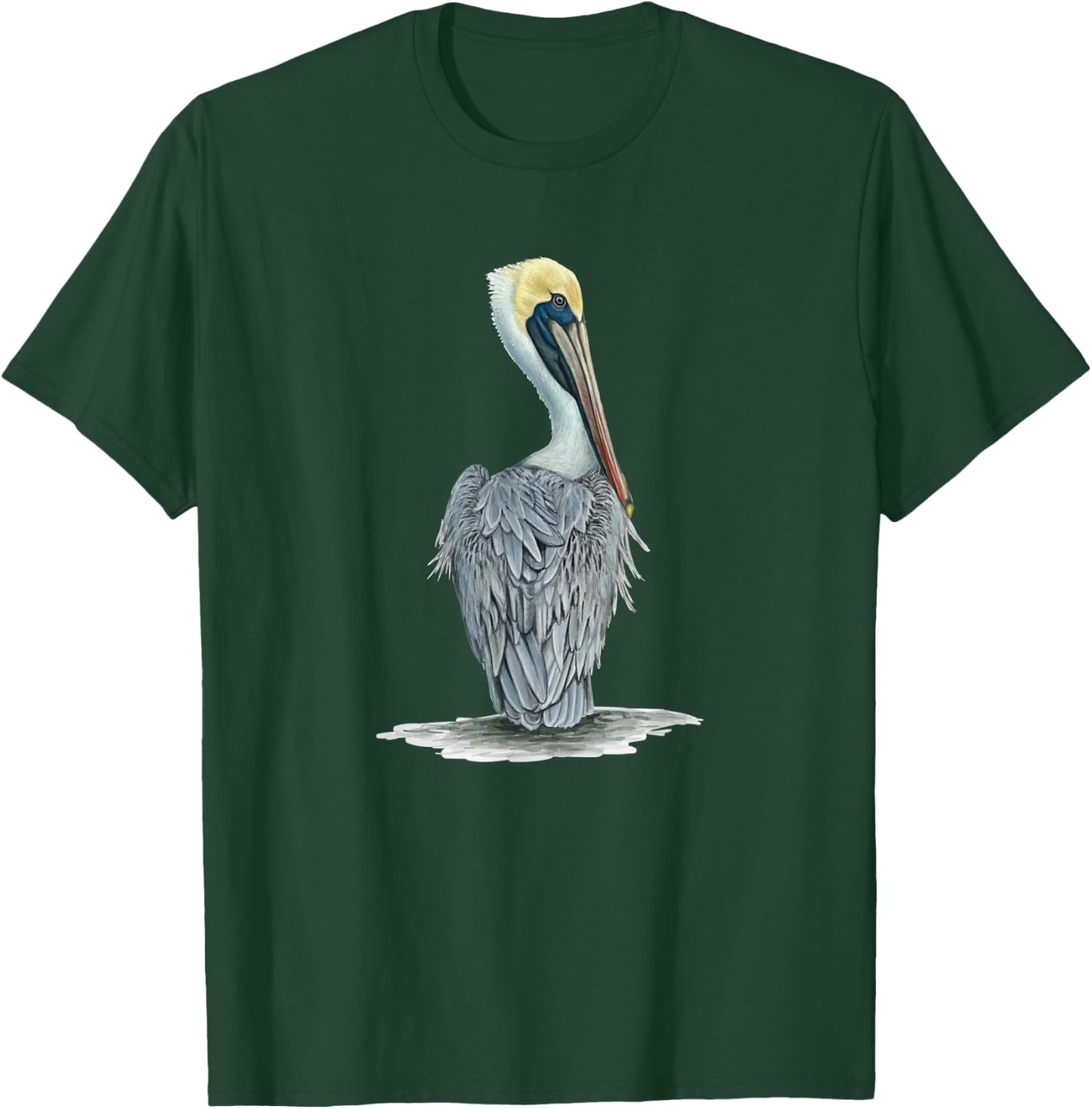 Brown Pelican Bird product T-Shirt - T-Shirt | Forest