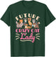 Future Crazy Cat Lady Cute Cats Funny Women Teen Girls T-Shirt - T-Shirt | Forest
