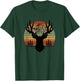 Retro Buck Sunset Deer Mountain Antlers Rustic Stag Elk T-Shirt - T-Shirt | Forest