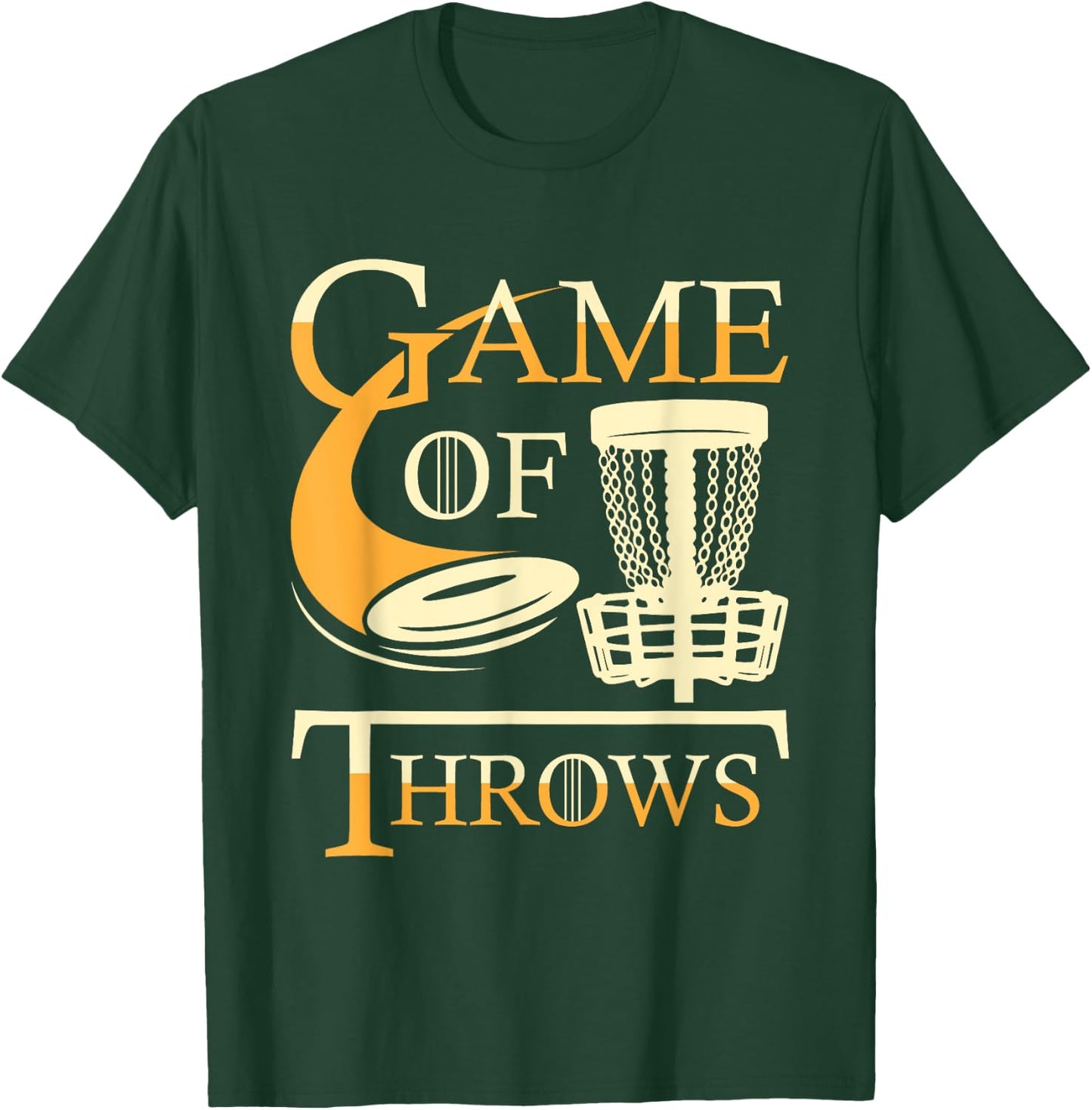Game of Throws - Disc Golf Player Flying Disc Golfer T-Shirt - T-Shirt | Forest