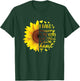 Cute Christian Nurse Shirts Women Sunflower Her RN Gifts LPN T-Shirt - T-Shirt | Forest