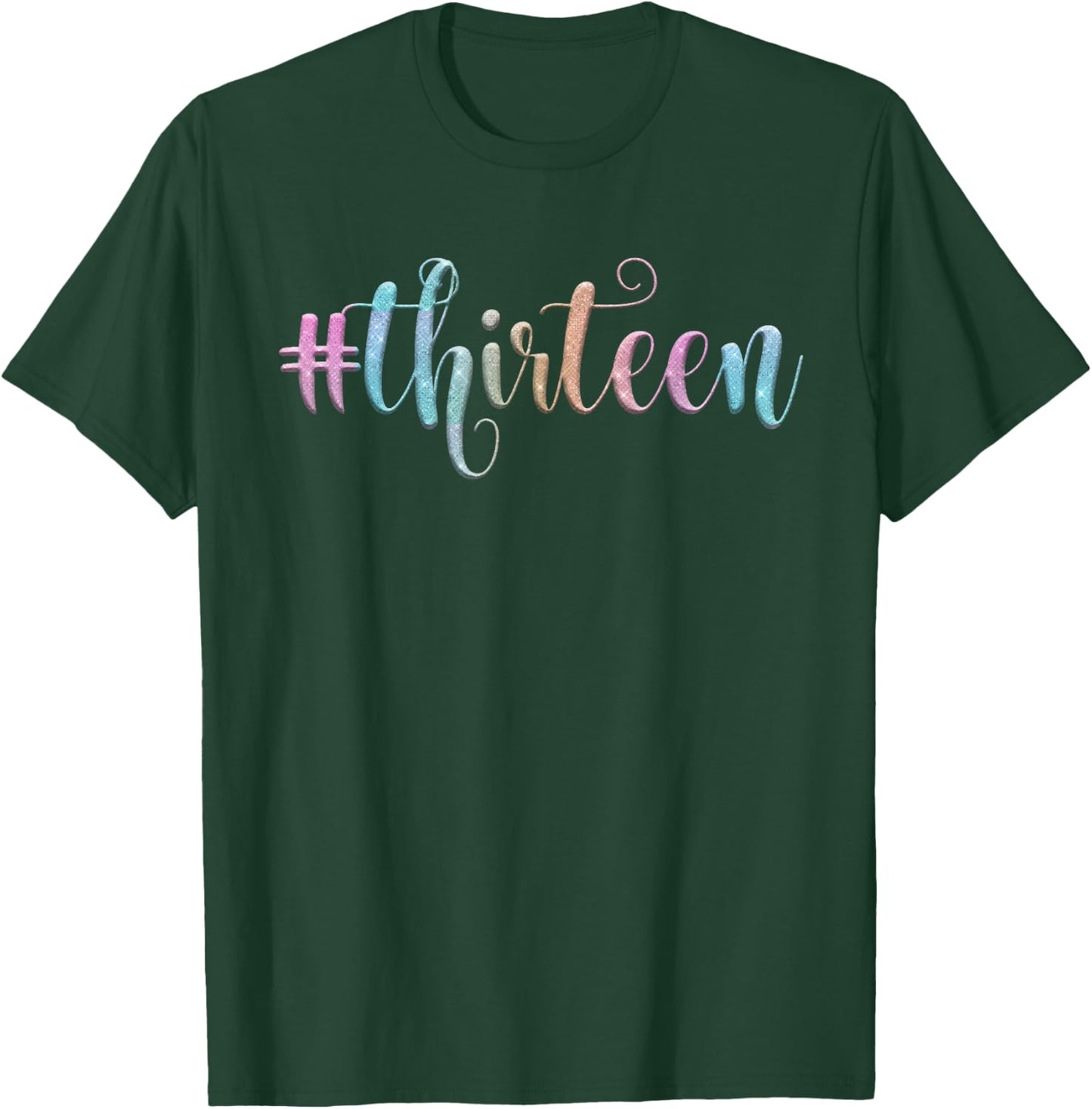 13th Birthday Shirt Girls Blue Galaxy 13 13 Official T-Shirt - T-Shirt | Forest