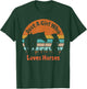 Just A Girl Who Loves Her Horse Retro Sunset Silhouette Gift T-Shirt - T-Shirt | Forest