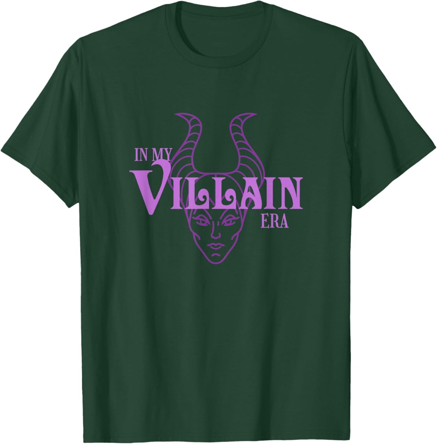 Disney Villains in My Villain Era Maleficent Text Logo T-Shirt - T-Shirt | Forest