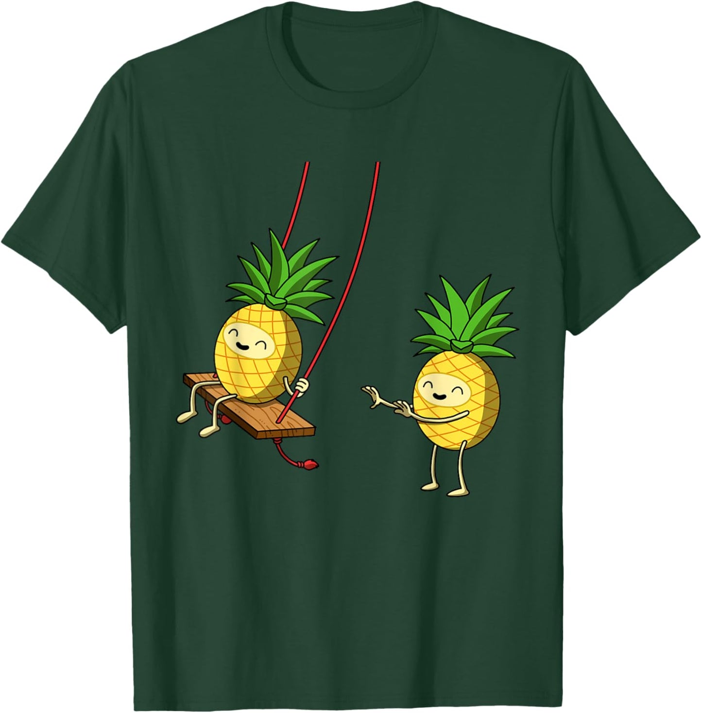 Swinging Pineapple T-Shirt - T-Shirt | Forest