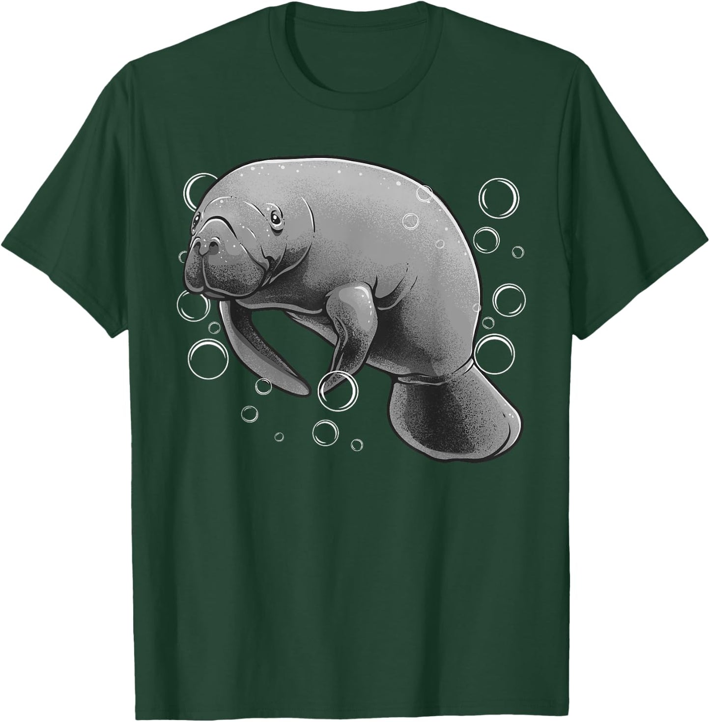 Manatee Design Women Boys Girl Sea Cow Lover Manatee T-Shirt - T-Shirt | Forest
