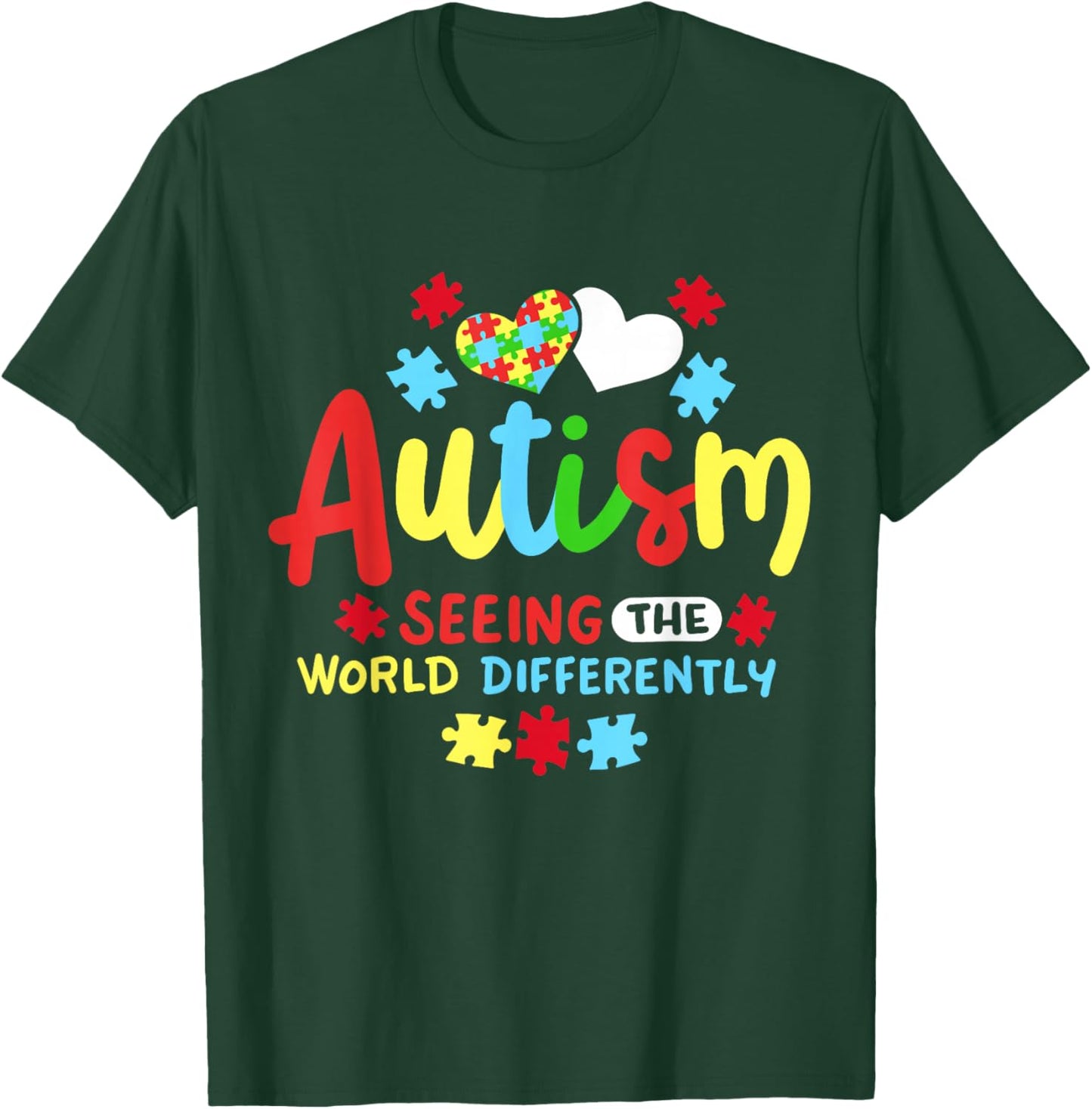 Autism Awareness T-Shirt - T-Shirt | Forest