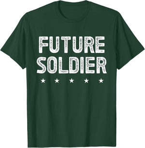 Future Soldier - Military Soldier in Training T-Shirt - T-Shirt | Forest