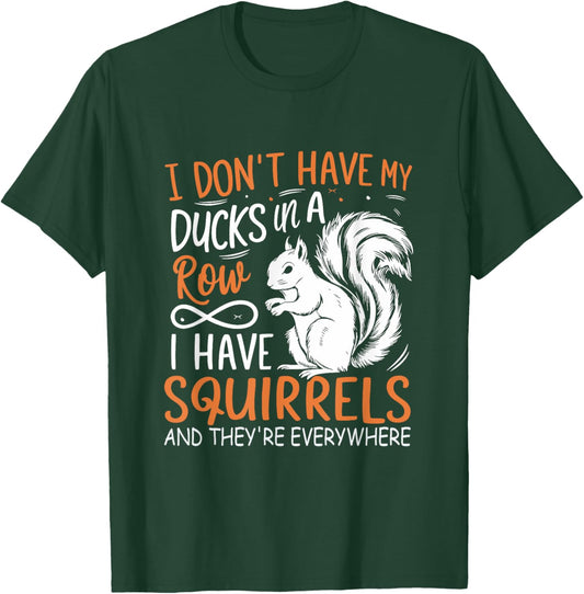Squirrel Animal Lover Funny Squirrels T-Shirt - T-Shirt | Forest