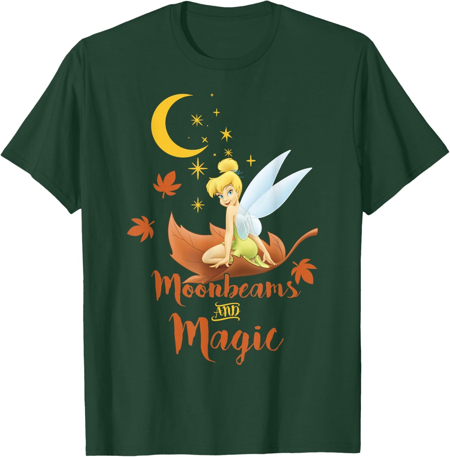 Disney Peter Pan Tinker Bell Fall Moonbeams & Magic Logo T-Shirt - T-Shirt | Forest