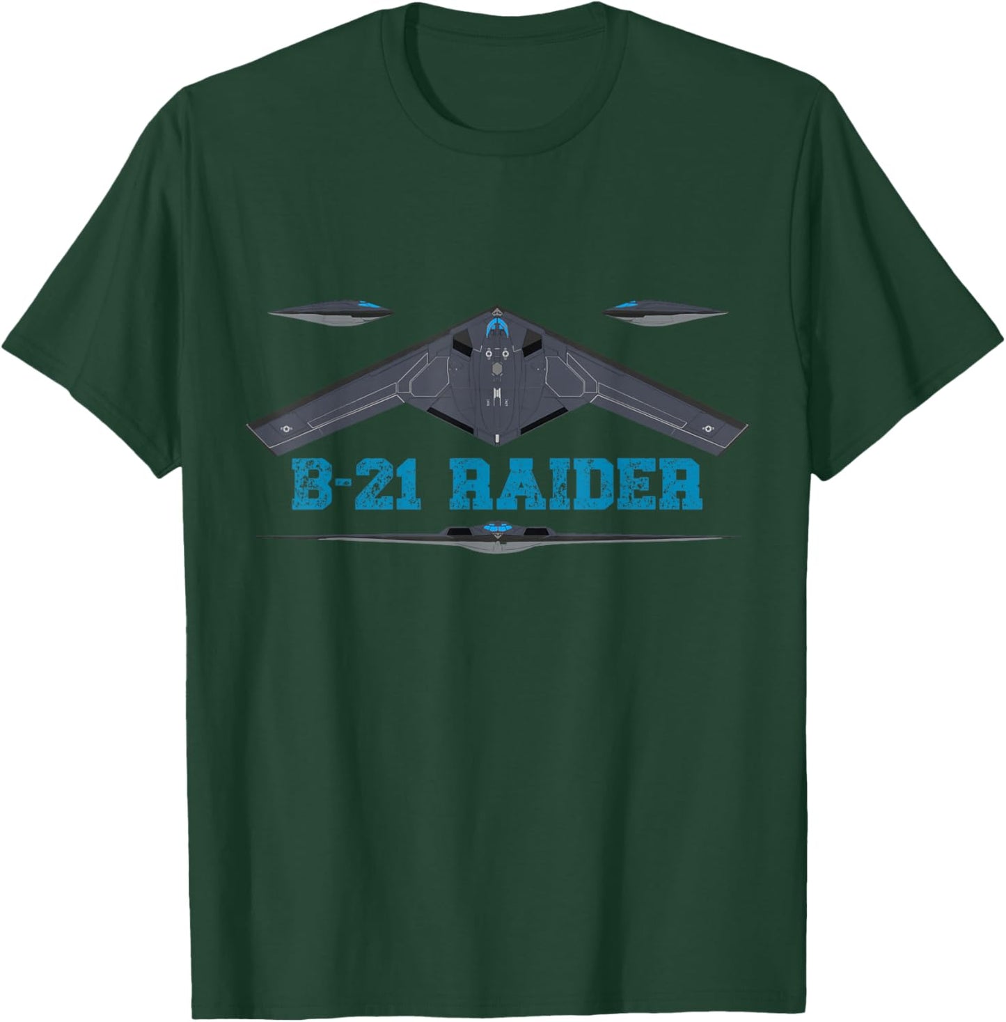 B21 Raider Bomber T-Shirt - T-Shirt | Forest