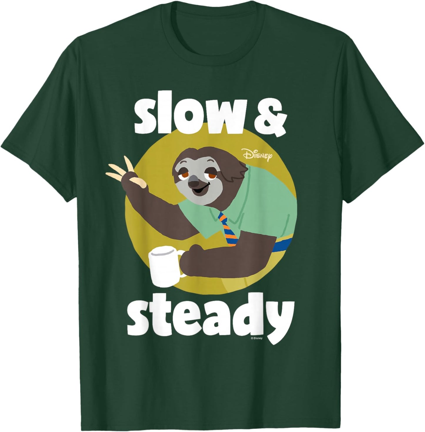 Zootopia - Flash Sloth Slow And Steady T-Shirt - T-Shirt | Forest