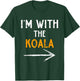 I’m with The Koala Funny Halloween Matching Couple Costume T-Shirt - T-Shirt | Forest