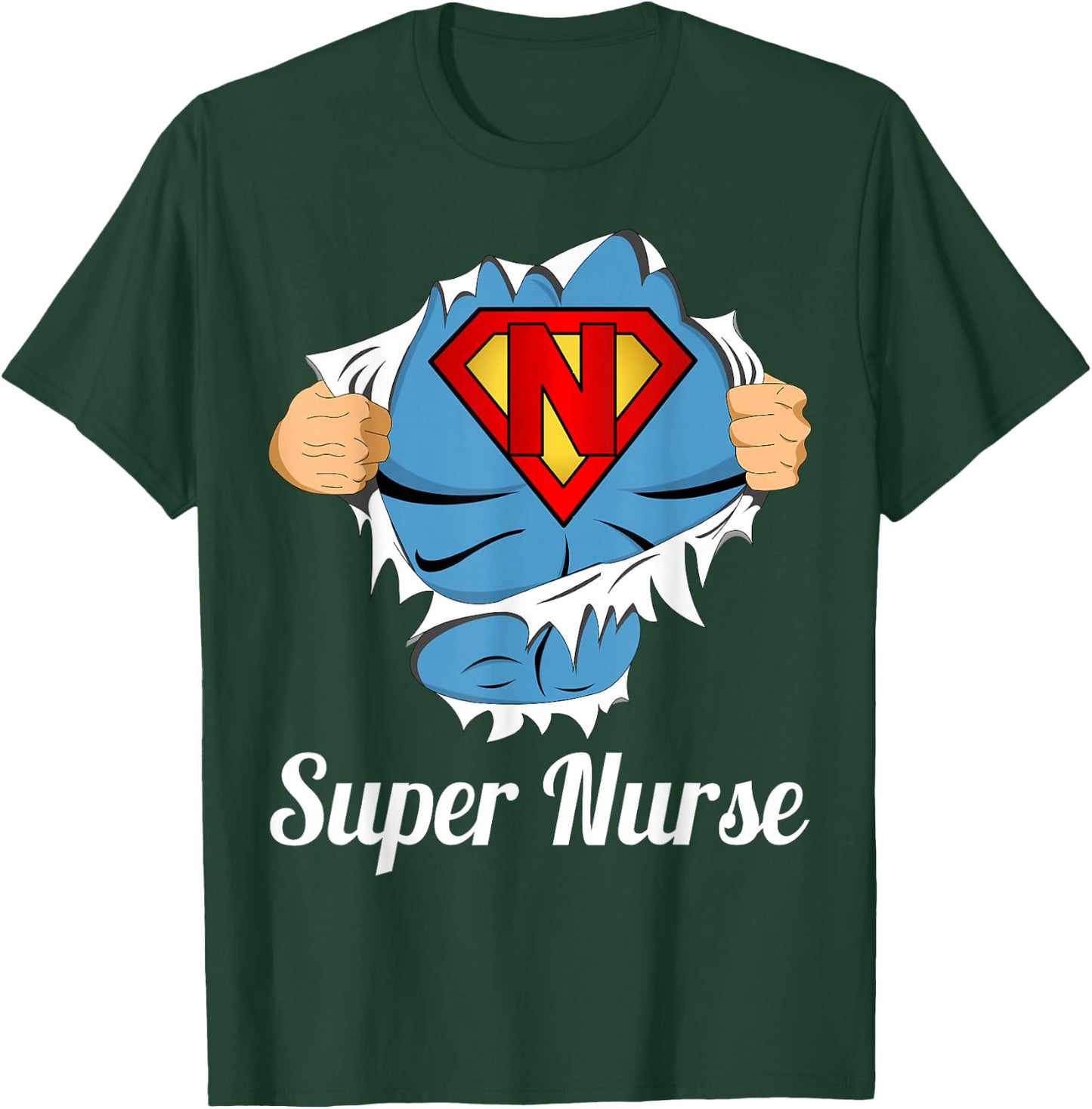 Super Nurse Superpower T-Shirt - T-Shirt | Forest