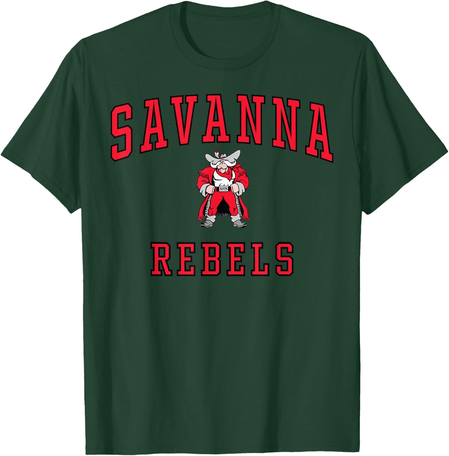 Savanna High School Rebels C1 T-Shirt - T-Shirt | Forest