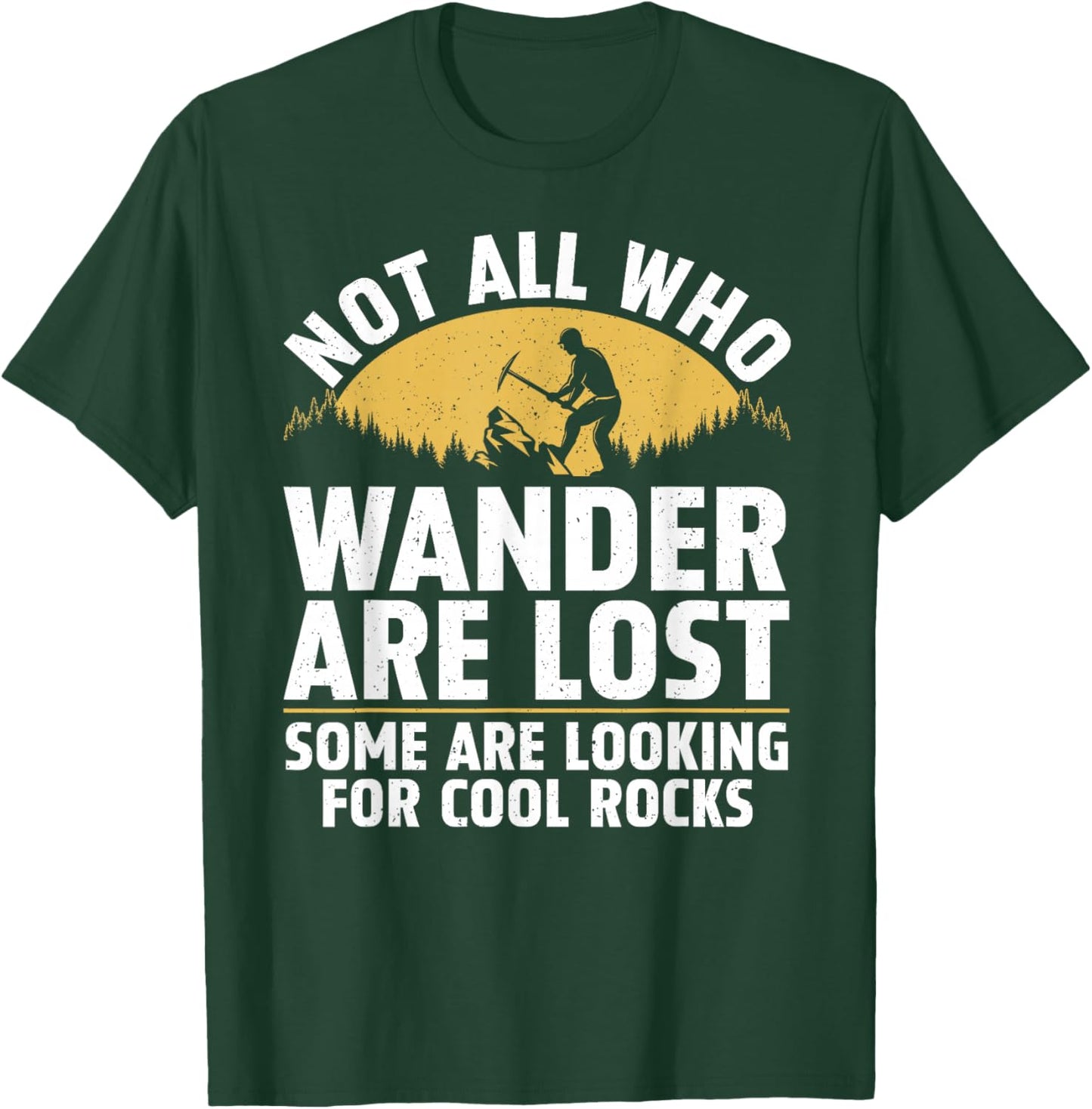 Rock Collecting Art Women Rockhound Rock Collector T-Shirt - T-Shirt | Forest
