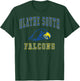 Olathe South High School Falcons C1 T-Shirt - T-Shirt | Forest
