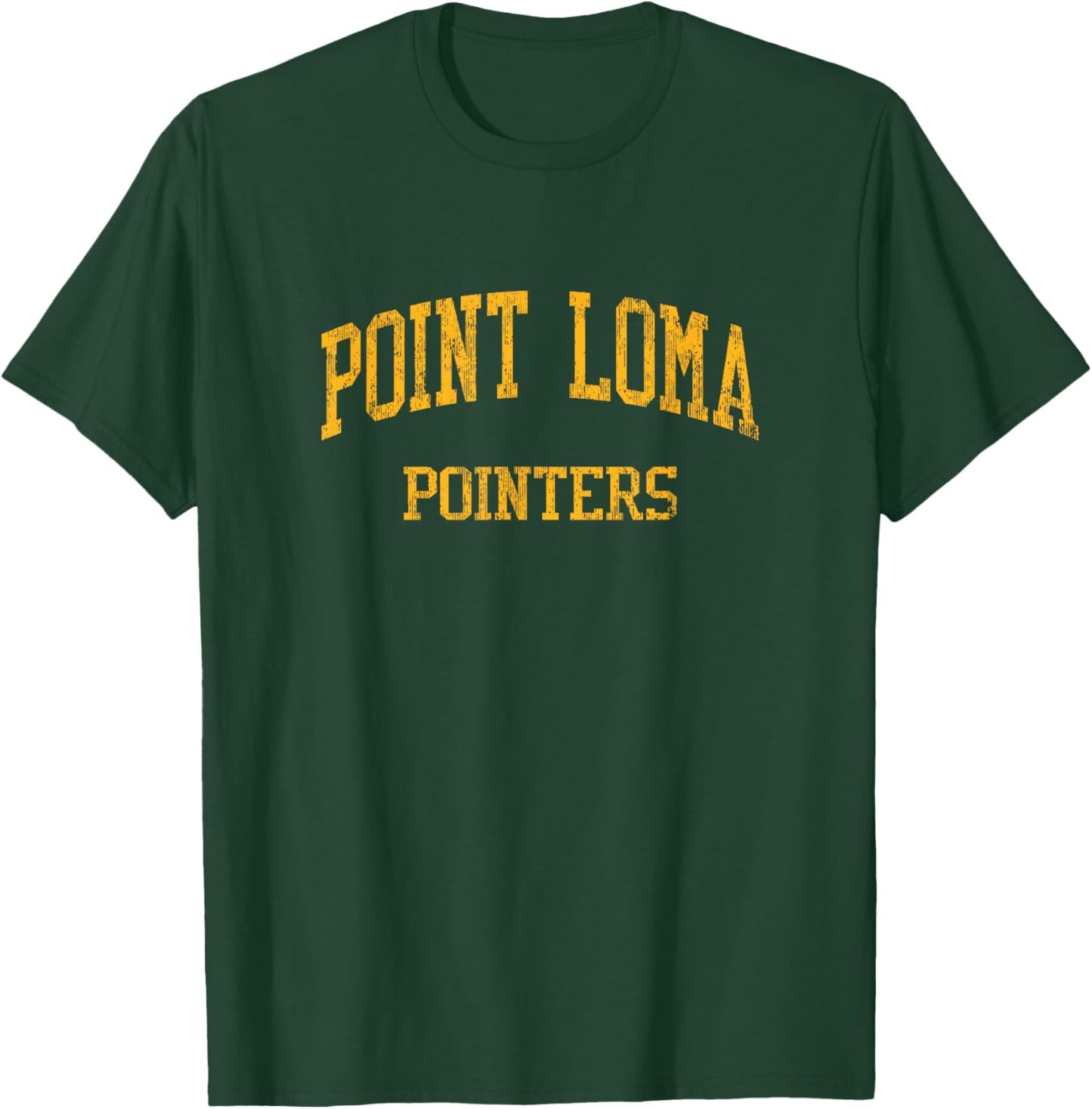 Point Loma High School HS San Diego CA Vintage Sports T-Shirt - T-Shirt | Forest