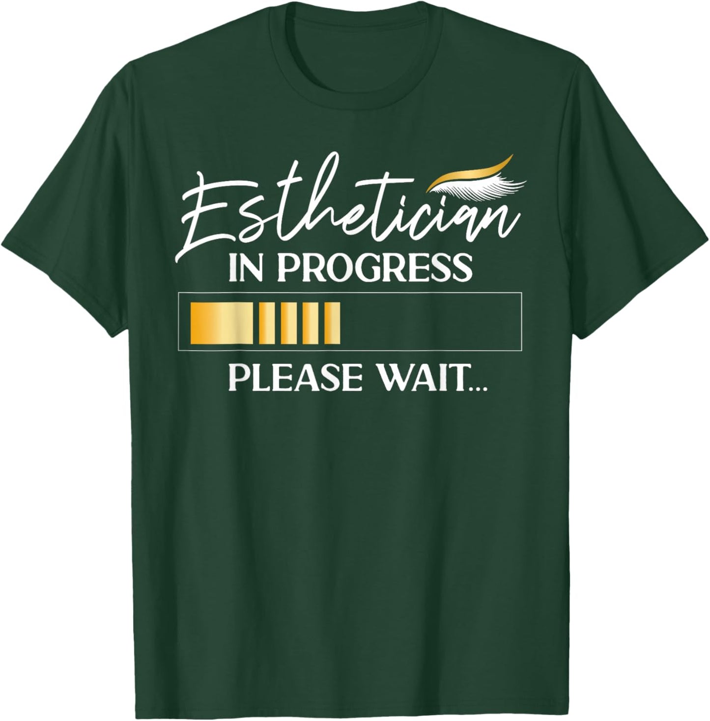 Cute Licensed Esthetician Skincare Beautician Esthetician In T-Shirt - T-Shirt | Forest