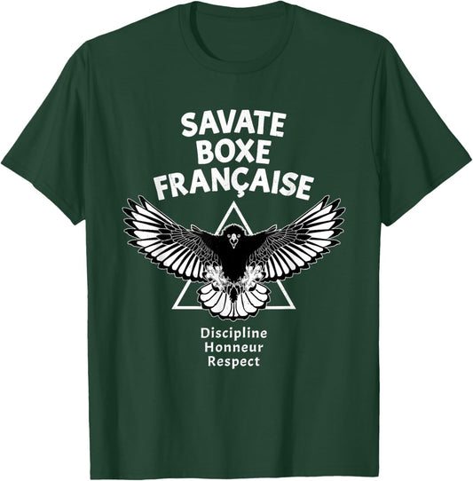 Savate French Kickboxing Eagle T-Shirt - T-Shirt | Forest