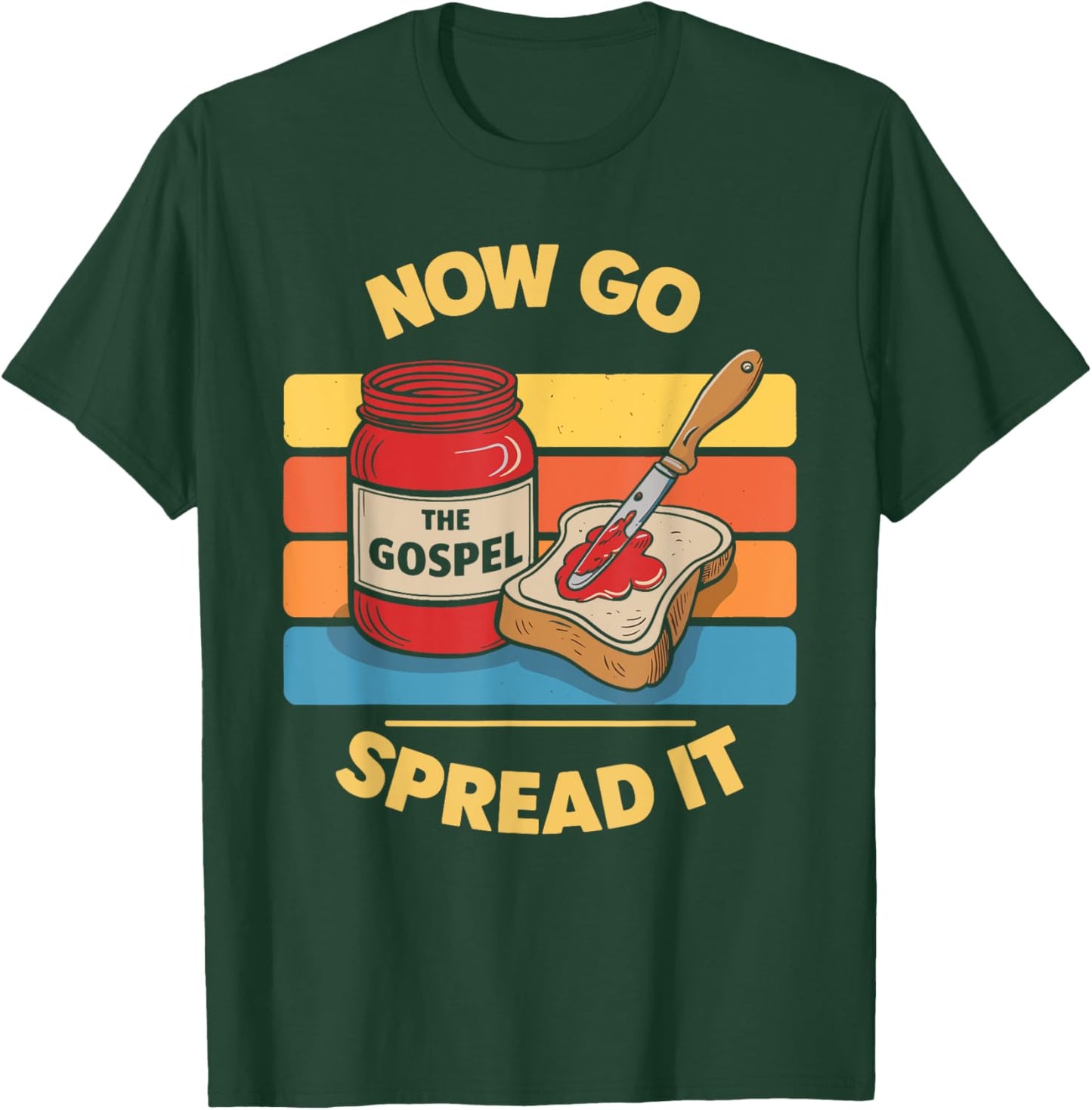 Go Spread It The Gospel T-Shirt - T-Shirt | Forest