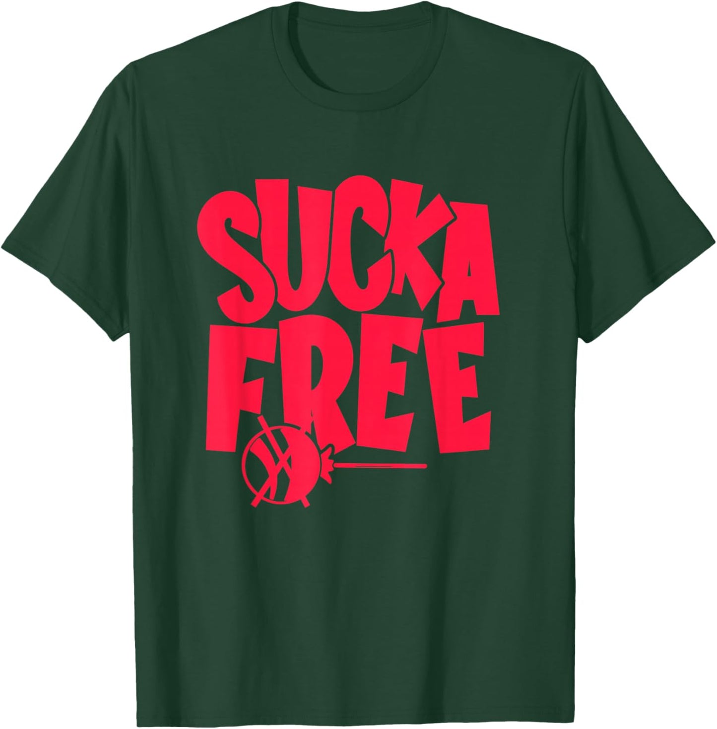 Concrete And Luxury Sucka Free Infrared T-Shirt - T-Shirt | Forest