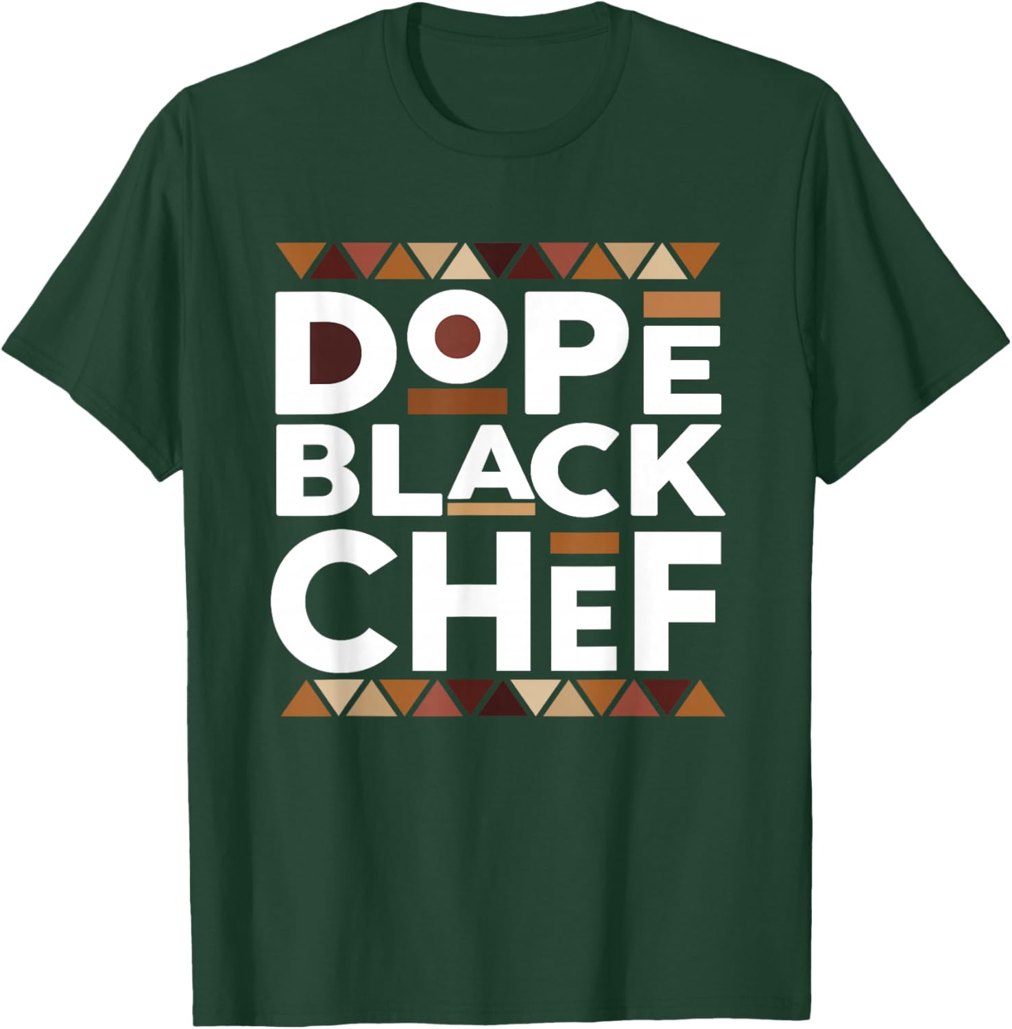Dope Black Chef Black History Melanin Black Chef T-Shirt - T-Shirt | Forest