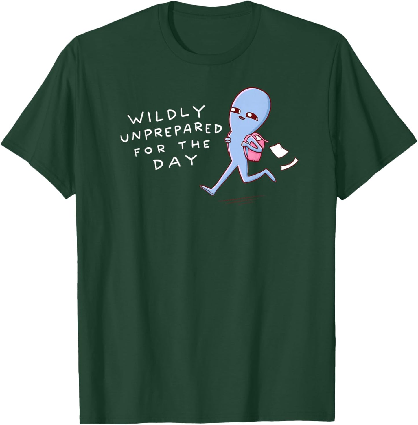Threadless Nathan W. Pyle Wildly Unprepared Graphic T-Shirt - T-Shirt | Forest