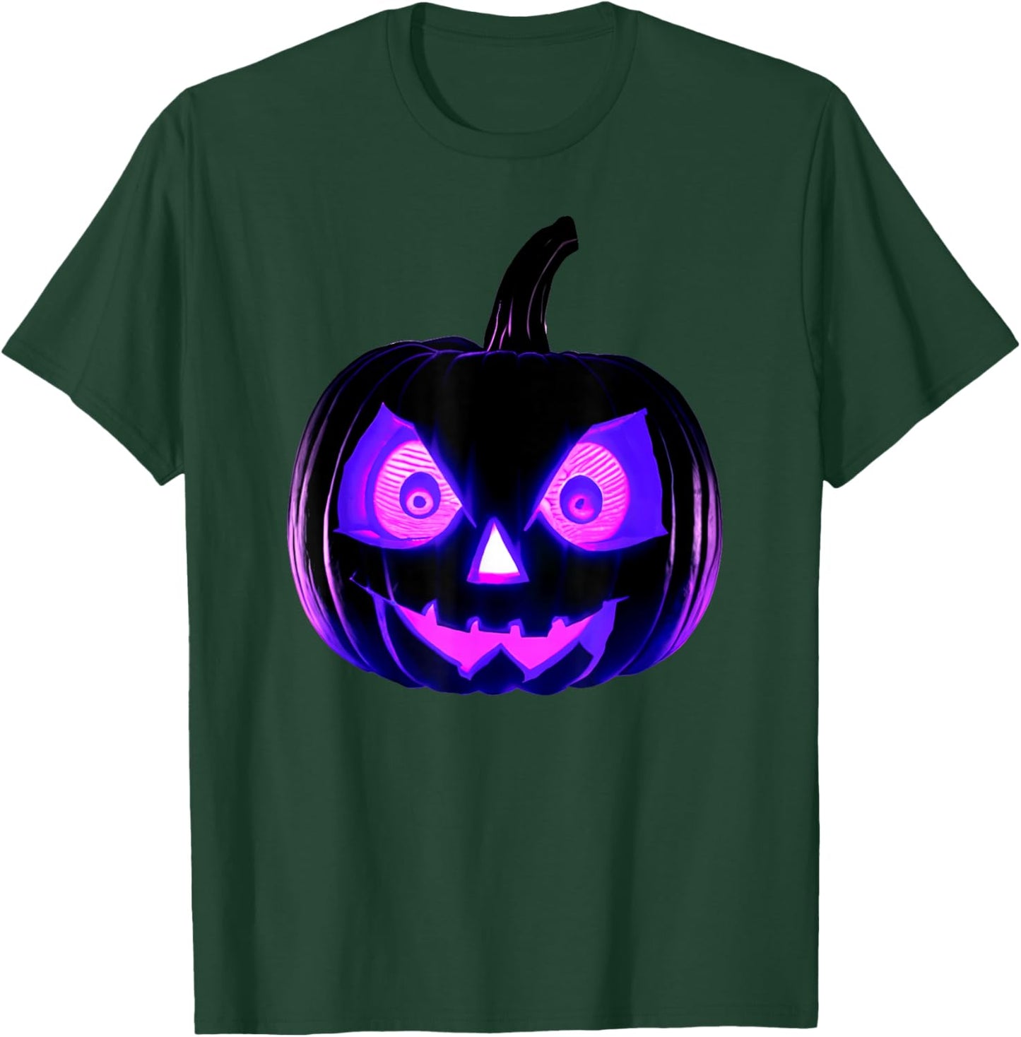Scary Halloween Pumpkin Funny Design for Halloween T-Shirt - T-Shirt | Forest