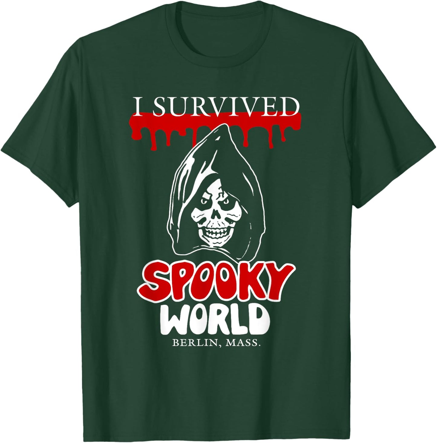 I Survived Spooky World funny design T-Shirt - T-Shirt | Forest