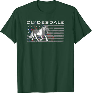 Equiteswear -Adults Black Cotton/Polyester Graphic - Small - Short Sleeve - Classic Fit - Christmas, Birthday - Horse Enthusiasts, Girls T-Shirt - T-Shirt | Forest