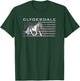 Equiteswear -Adults Black Cotton/Polyester Graphic - Small - Short Sleeve - Classic Fit - Christmas, Birthday - Horse Enthusiasts, Girls T-Shirt - T-Shirt | Forest