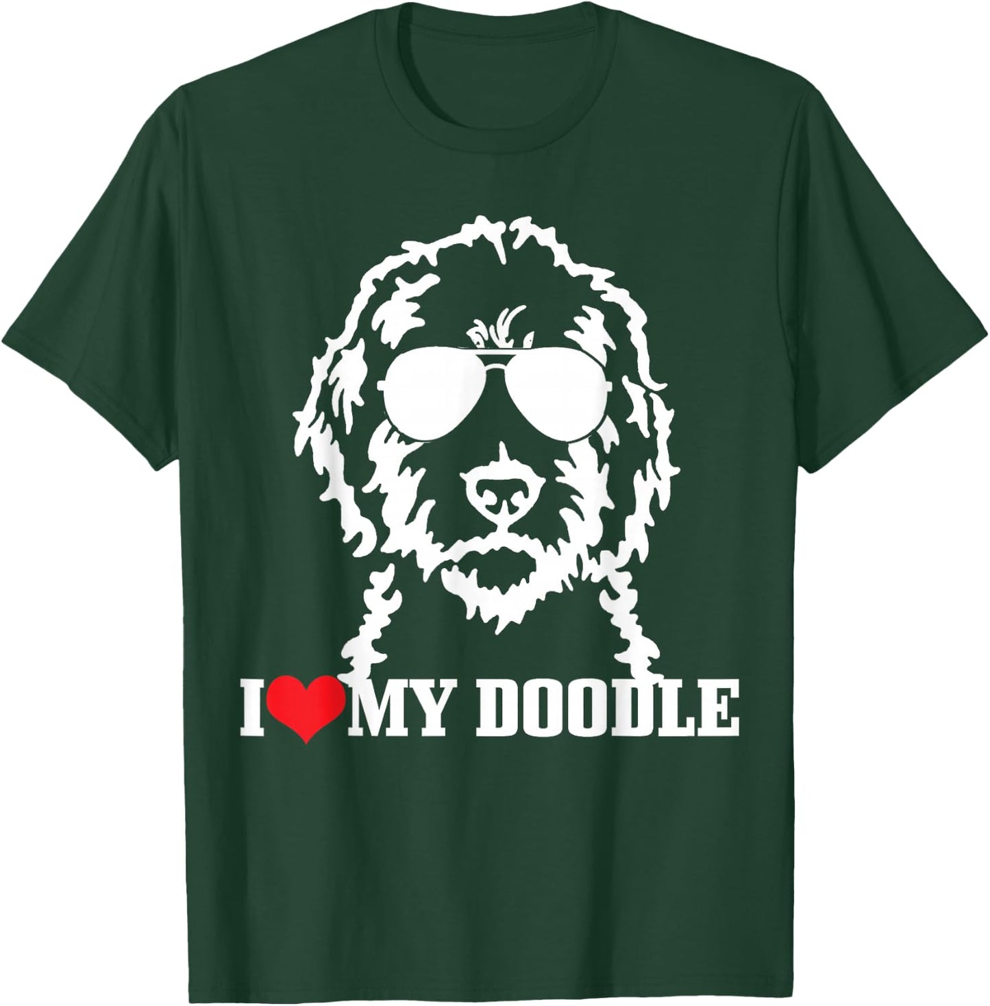 Goldendoodle I Love My Doodle Mom Labradoodle Dog Funny Gift T-Shirt - T-Shirt | Forest