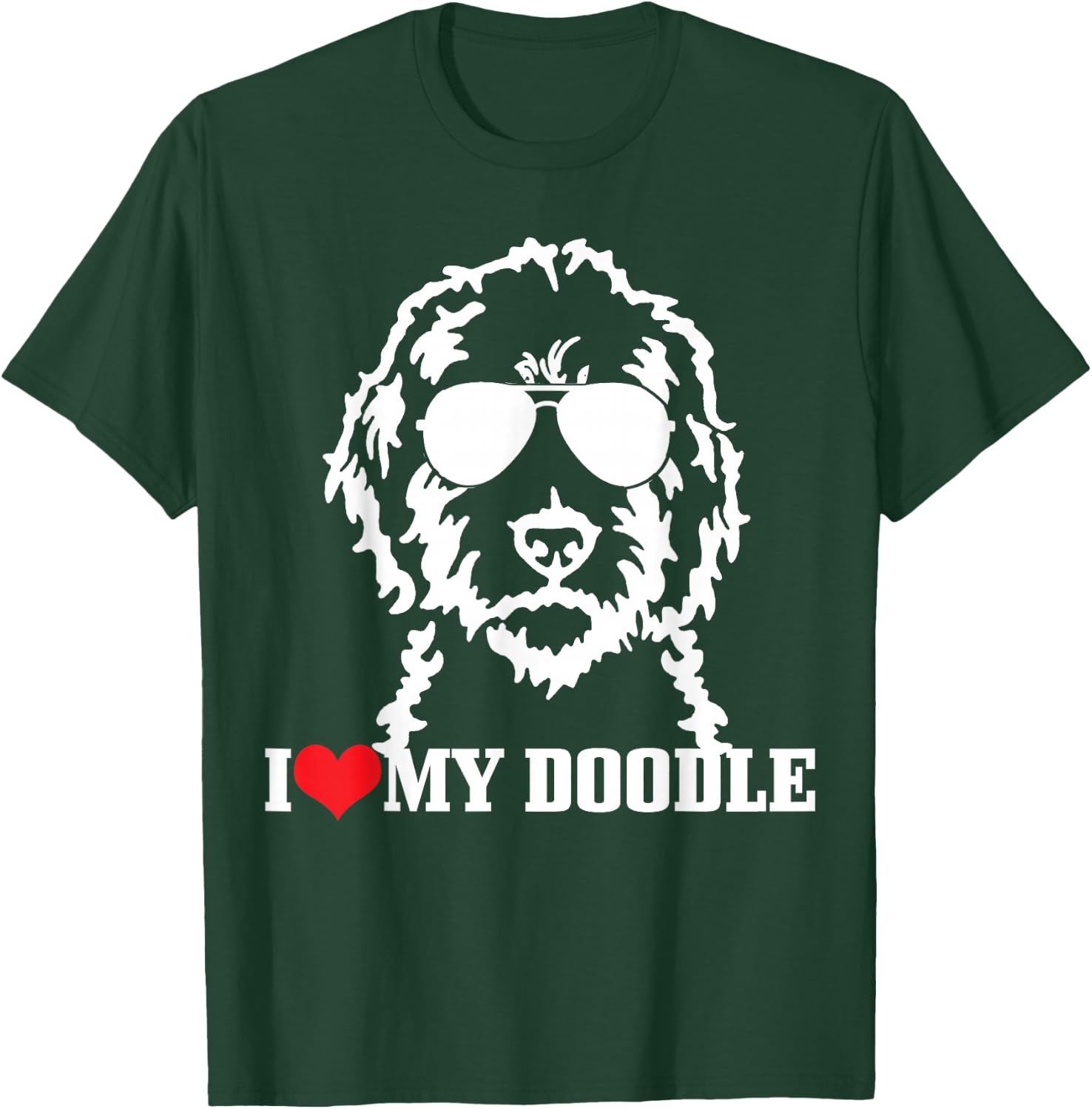 Goldendoodle I Love My Doodle Mom Labradoodle Dog Funny Gift T-Shirt - T-Shirt | Forest