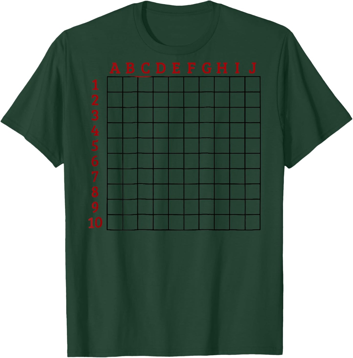 Scratch My Back Funny Grid (on back) T-Shirt - T-Shirt | Forest