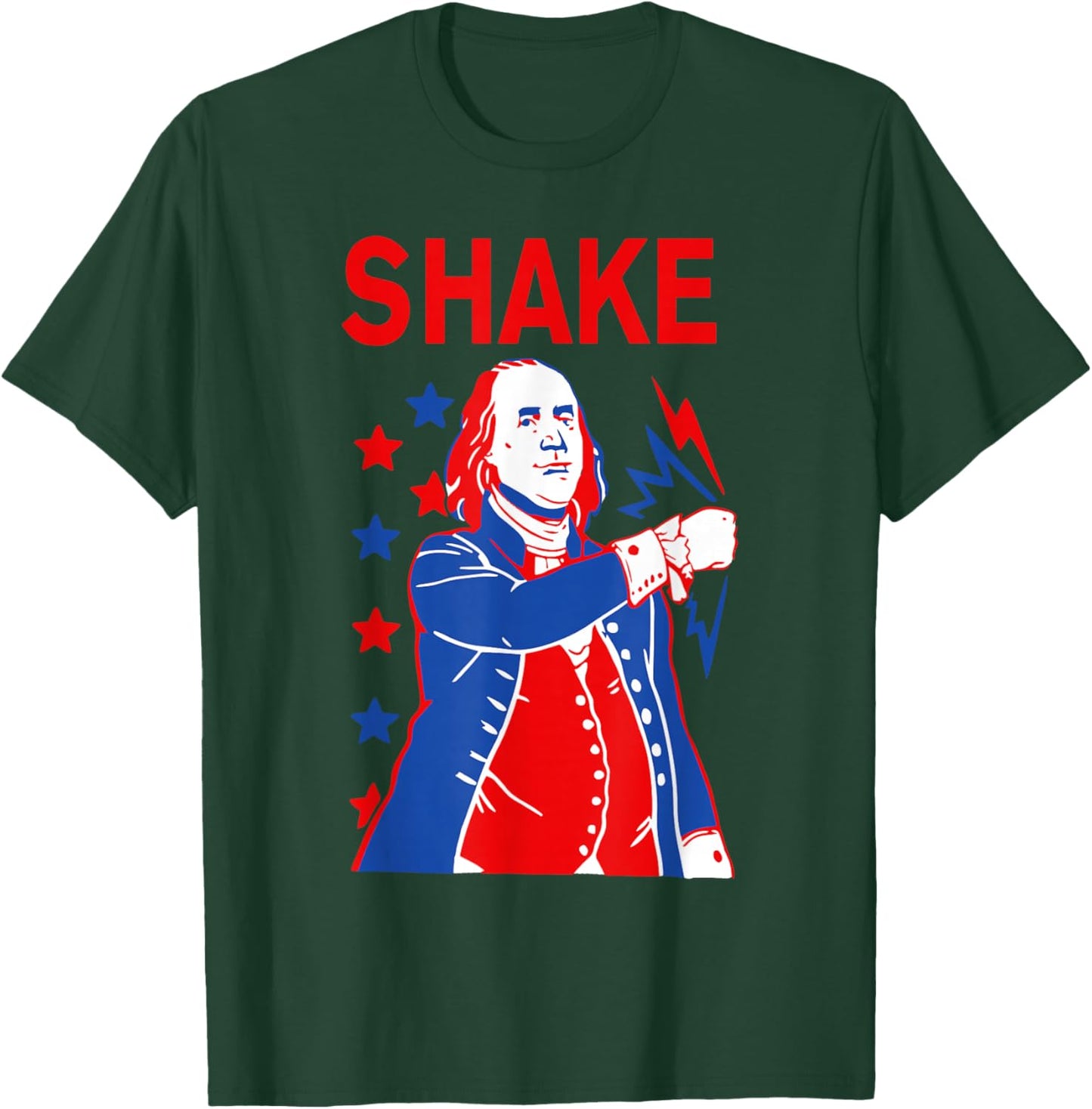 Funny Shake and Bake 4th of July Couple Matching T-Shirt - T-Shirt | Forest
