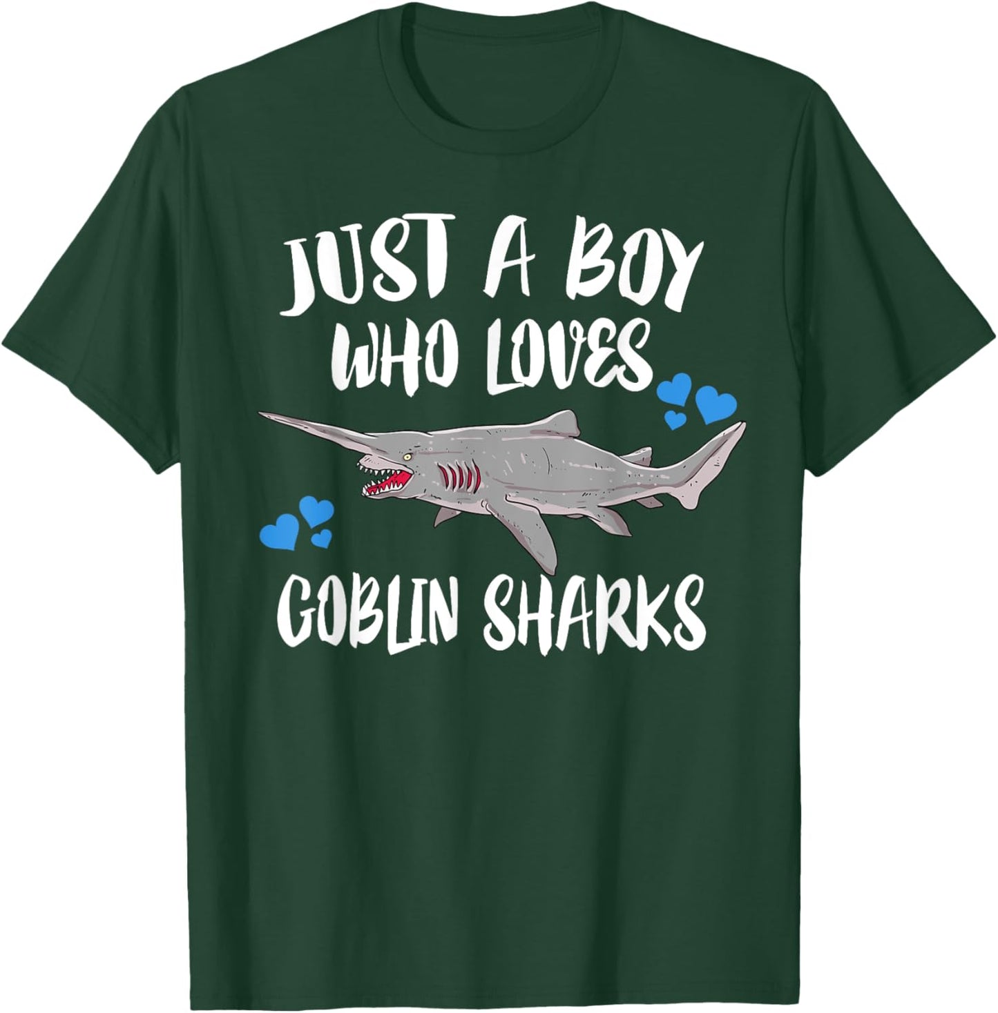Just A Boy Who Loves Goblin Sharks T-Shirt - T-Shirt | Forest
