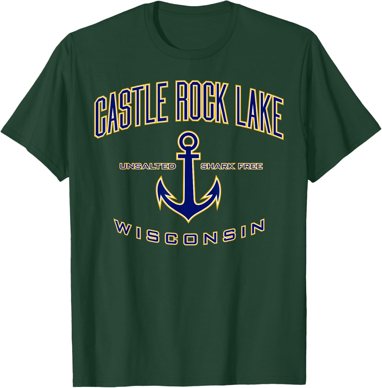 Castle Rock Lake WI Shirt , Men, Girls & Boys T-Shirt - T-Shirt | Forest