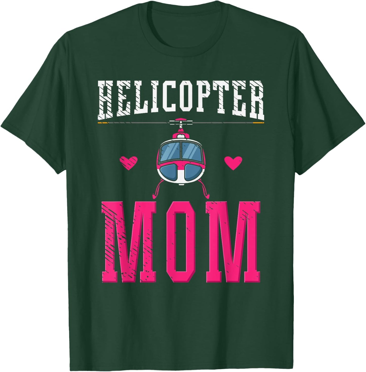 Helicopter Mom Helicopter Parents Funny Mom Governess T-Shirt - T-Shirt | Forest