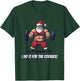 Santa Fitness Weightlifting Christmas Gym Cookies T-Shirt - T-Shirt | Forest
